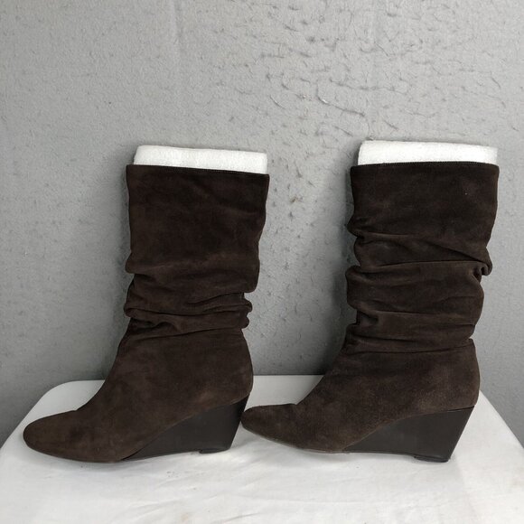 Alex Marie Boots Womens 8.5M Brown Suede Slouchy Boho Western Dana204 Chocolate - Picture 4 of 16